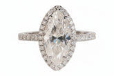 Inel moissanite marquize 4 carate - Deloria Farrah