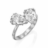 Inel argint cu doua pietre - Deloria Tara