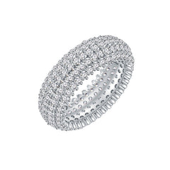 Inel lat tennis de argint 925
