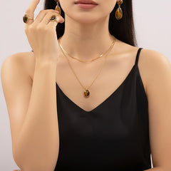 bijuterii cu cristale naturale, pietre naturale, ochi de tigru, piatra maro, piatra norocului la bani