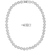 Colier tennis pietre rotunde - Bella Deloria