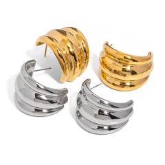 Cercei placati cu aur 14k - Sore