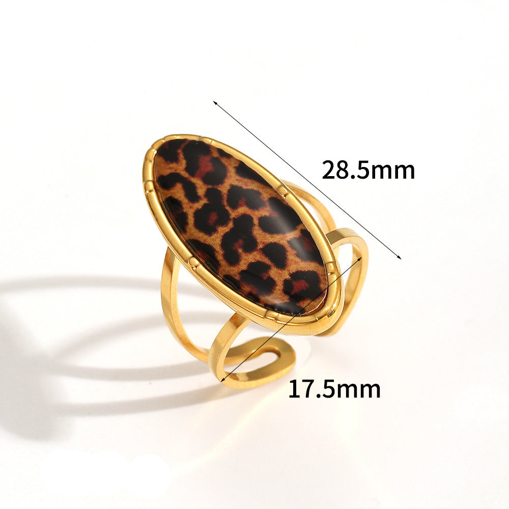 Inel animal print Deloria