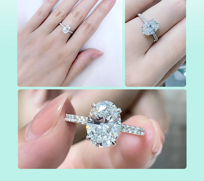 inel argint reglabil cu piatra mare ovala deloria GIO