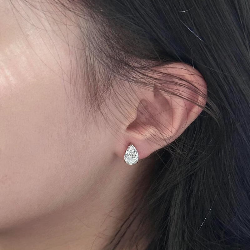 Cercei lacrima moissanite - Deloria