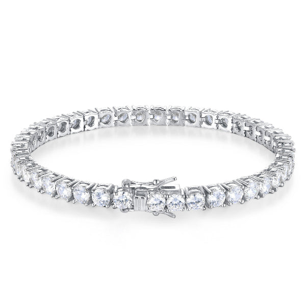 Bratara tennis argintie Deloria